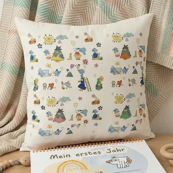 Personalisierte Geschenke, Kissen mit dem Namen des Kindes